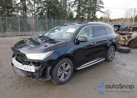 2018 Acura Mdx from USA, damaged, VIN 5J8YD4H34JL028527